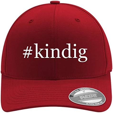 kindig - Flexfit 6277 כובע בייסבול | כובע אבא רקום לגברים ונשים | כובע מודרני עם להקת Flexfit